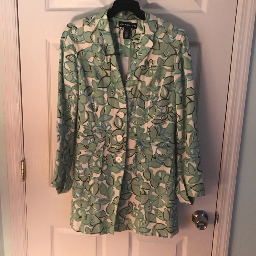 Medium Length Long Sleeve Coat Fully Lined